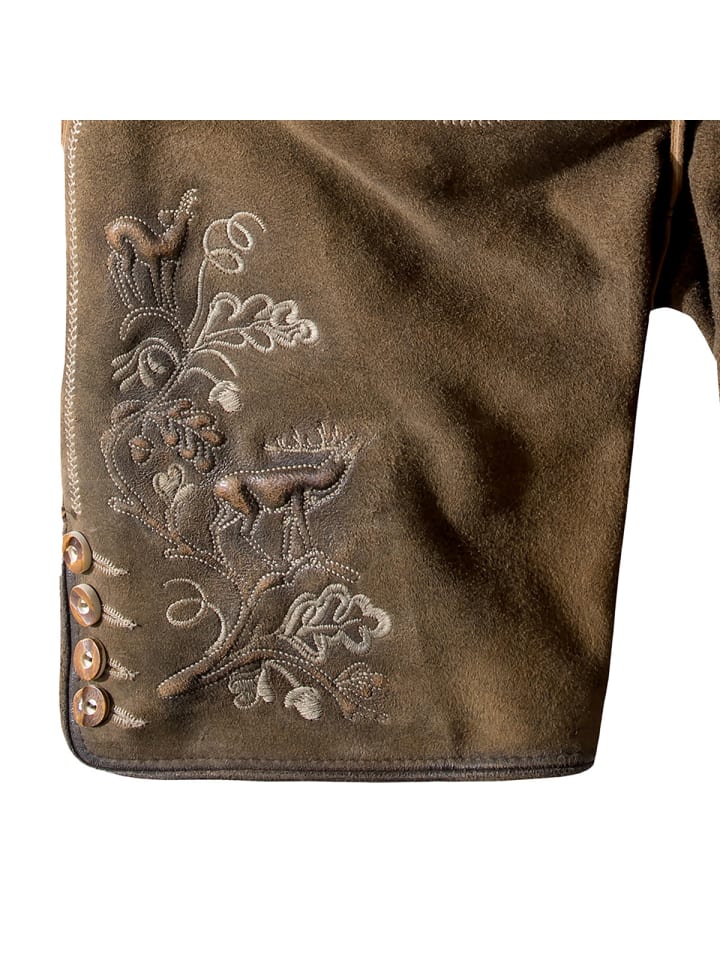 Stockerpoint Lederhose Bastian in braun günstig kaufen