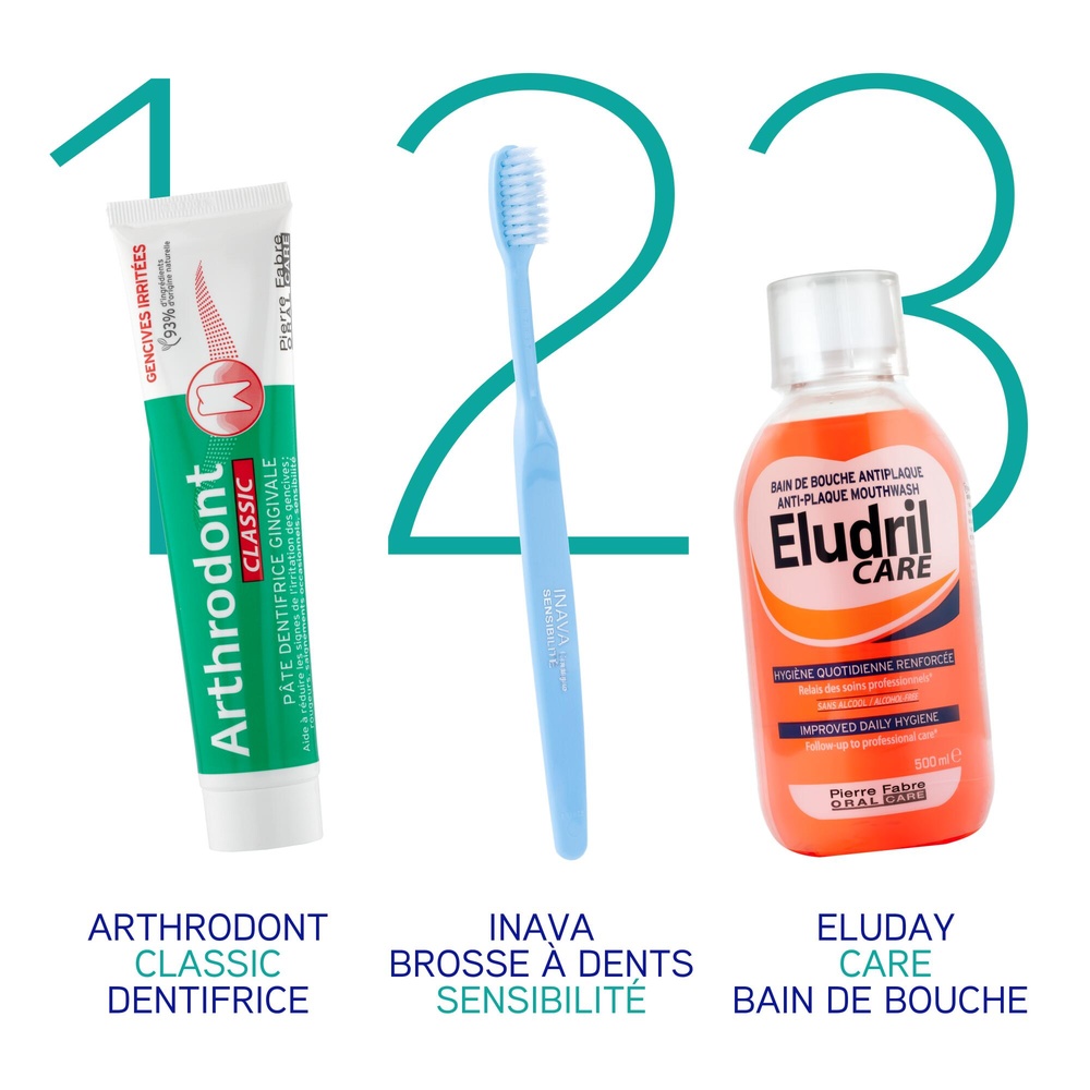 Oral Care INAVA Brosse à dents Sensibilité Brosse à dents