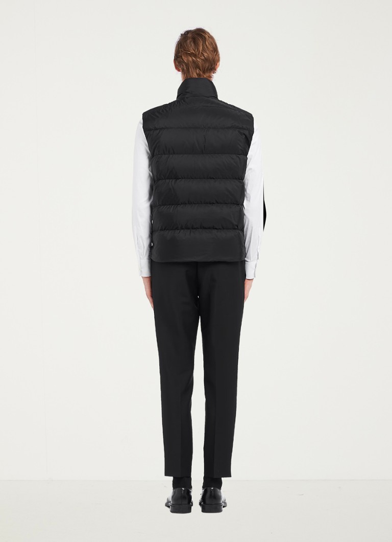 Vestă matlasată din puf Prada Re-Nylon