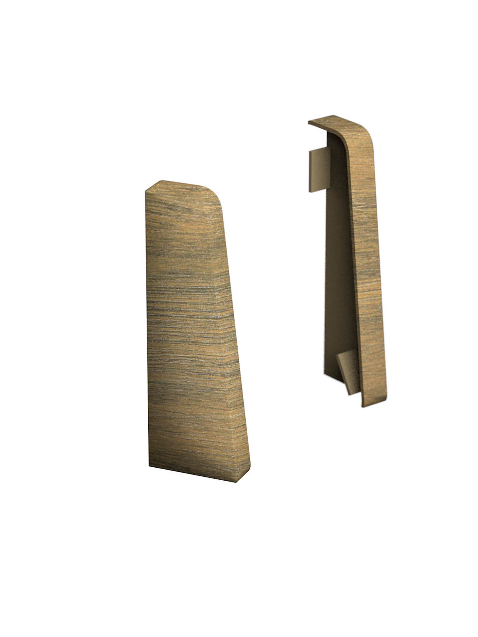 Endstück 6cm Verlegezubehör, Evanos Oak