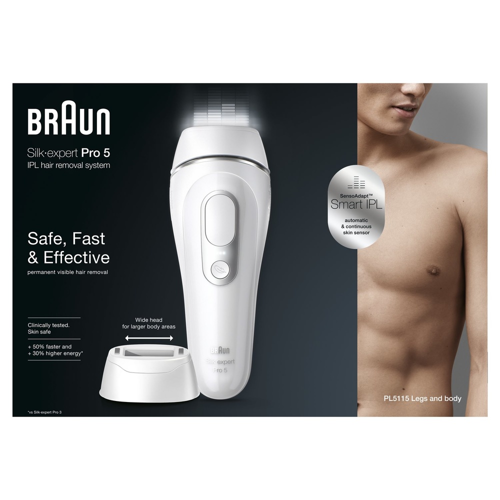 braun Braun Silk·Expert Pro 5 IPL Épilateur Lumière Pulsée Epilateur À Lumière Pulsée