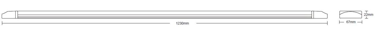 Globo Lighting - JON - Unterbauleuchte Kunststoff weiß, LED