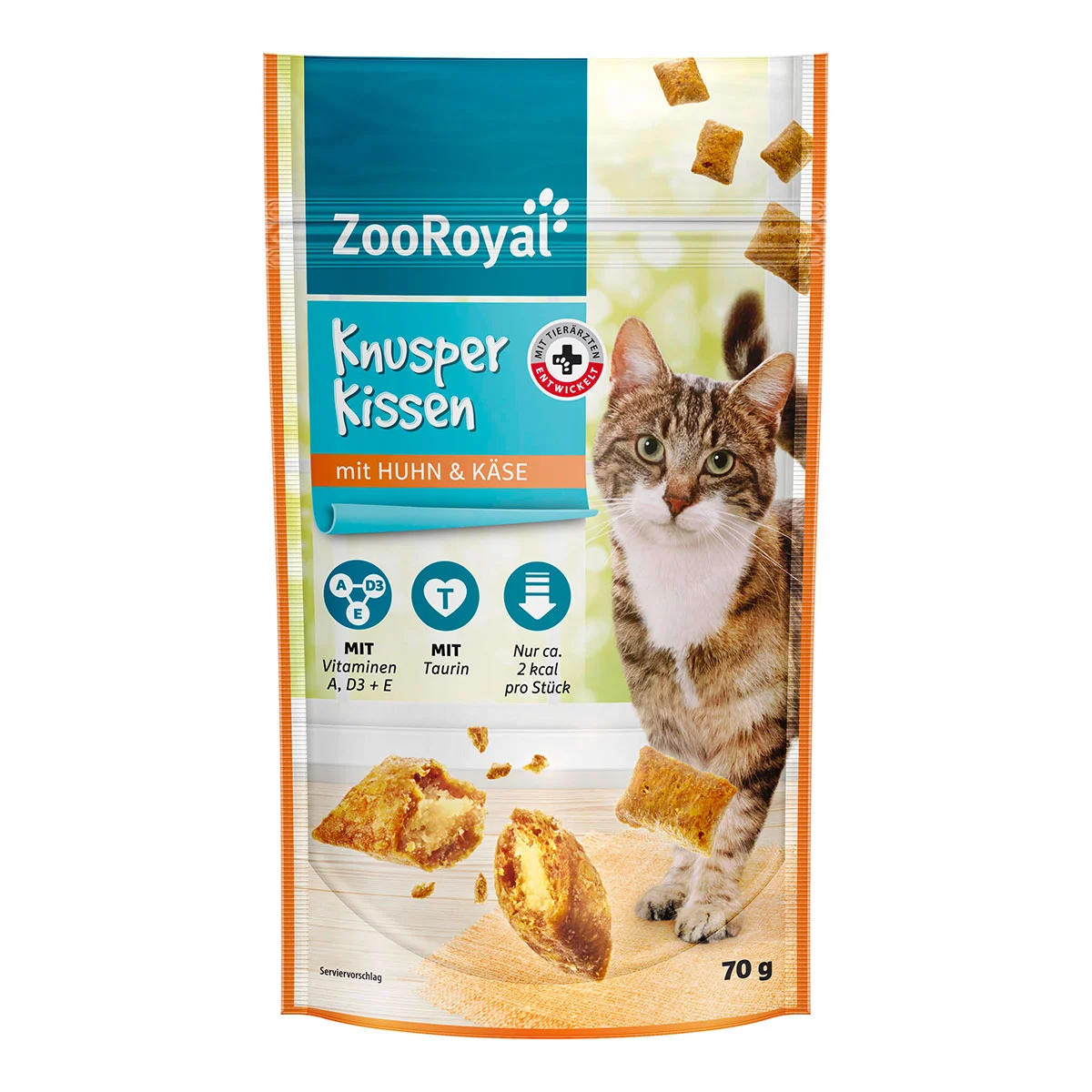 ZooRoyal Knusperkissen mit Huhn & Käse kaufen