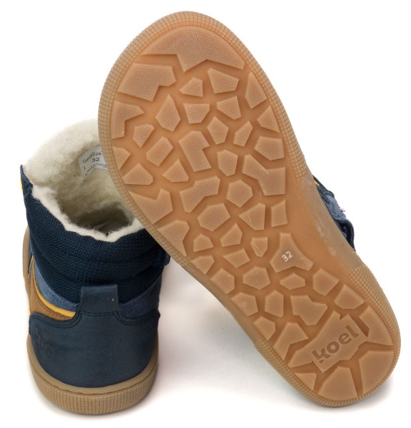 Koel bare ~ Danish MidCut Sneaker Winter ~ Blue