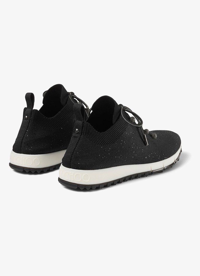Jimmy Choo Veles kedas ar adītu virsmu un fliteriem