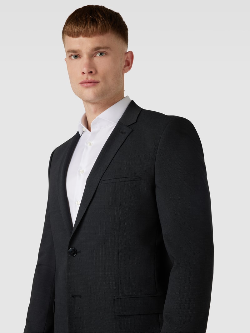 Blazer mit Reverskragen Modell 'Arti' in anthrazit