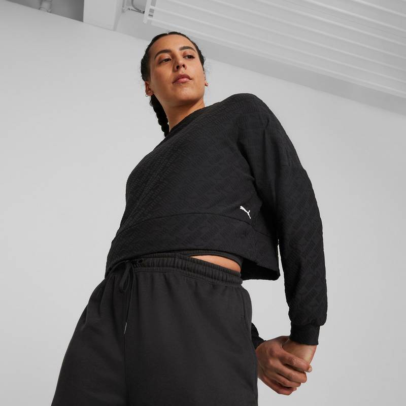PUMA Fit Branded Funktionssweatshirt Damen