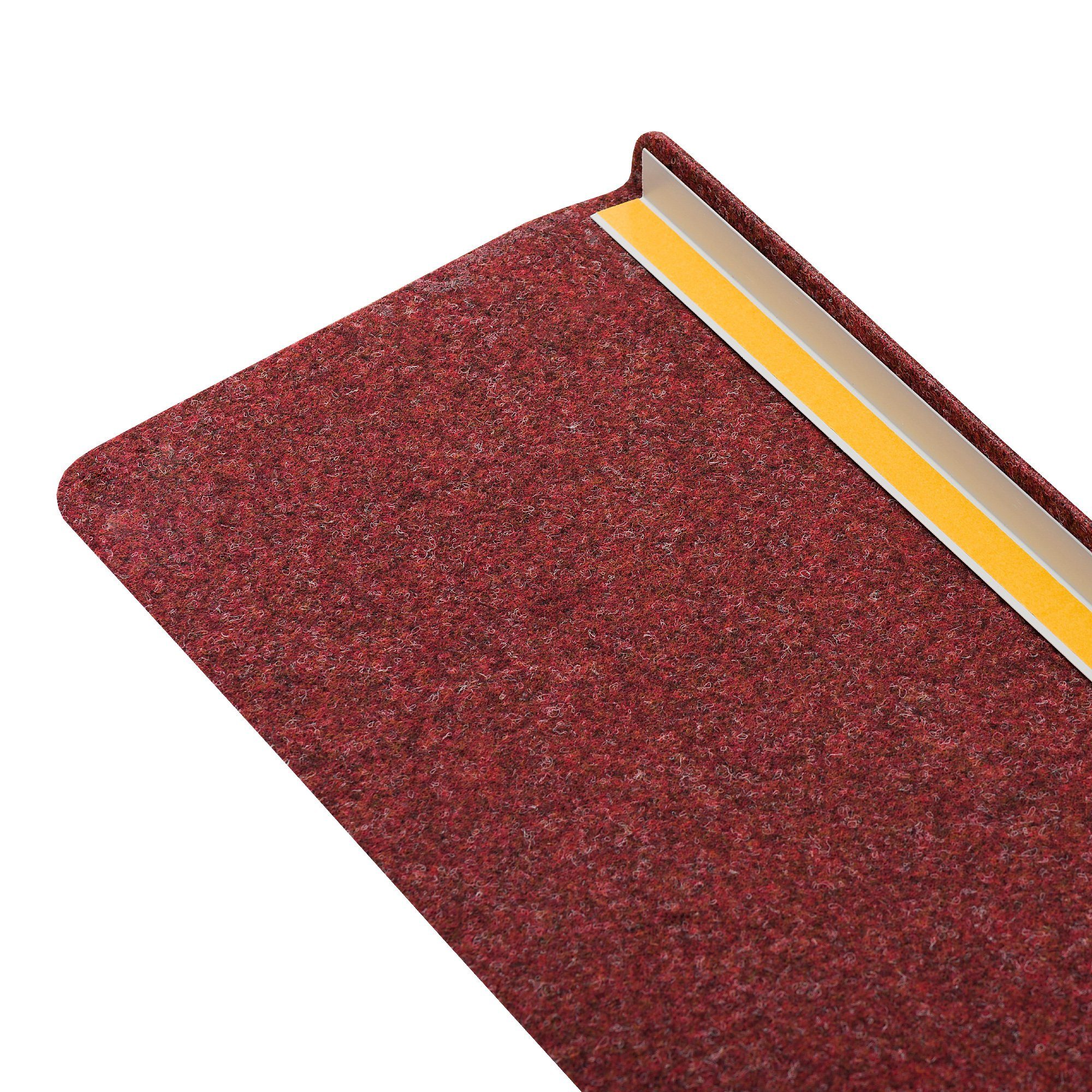 Stufenmatte Trend Nadelfilz Stufenmatte Bent 15er-Set, Pergamon, Eckig, Höhe: 8 mm
