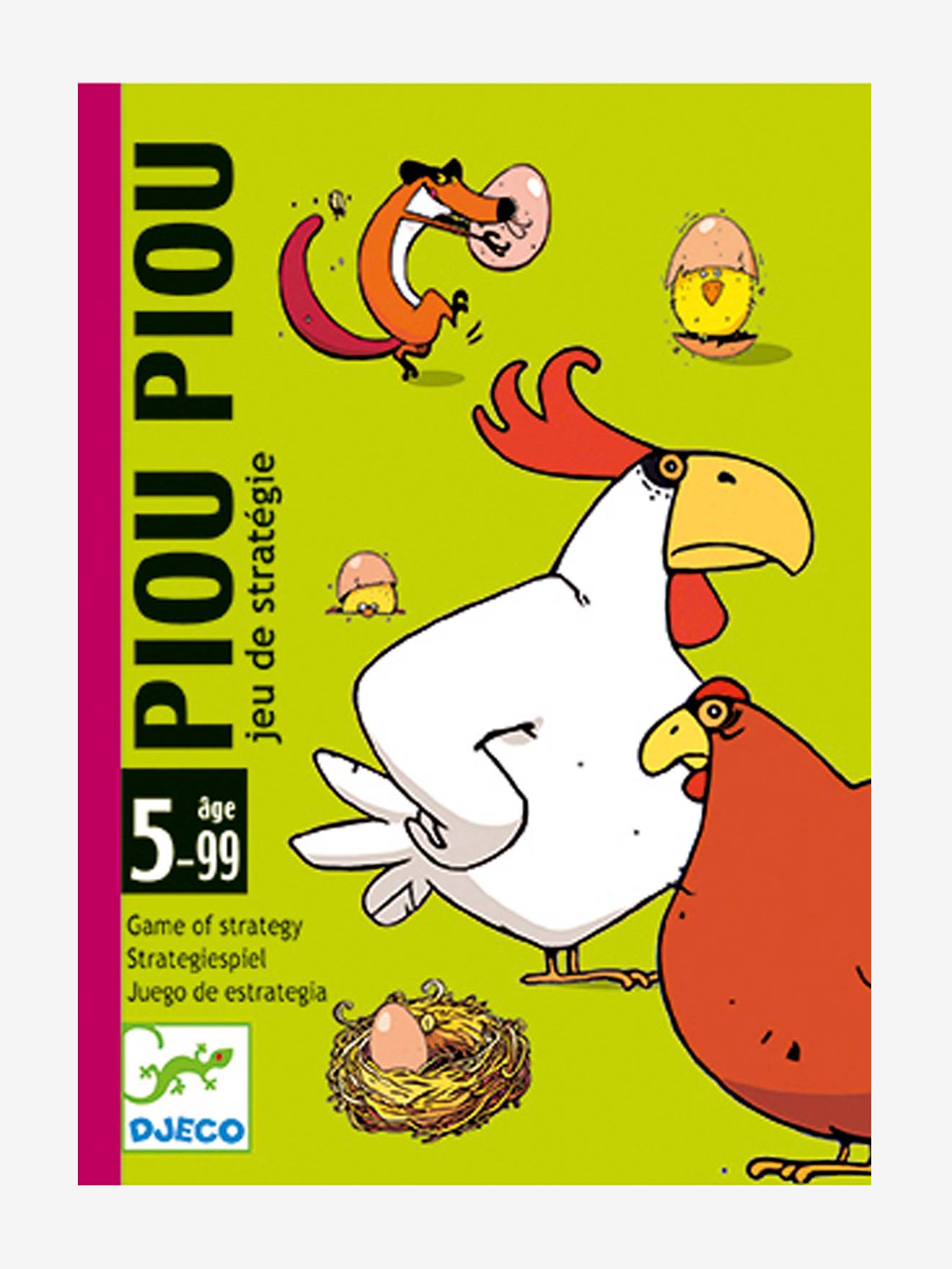Djeco Kinder Kartenspiel PIOU-PIOU DJECO - mehrfarbig