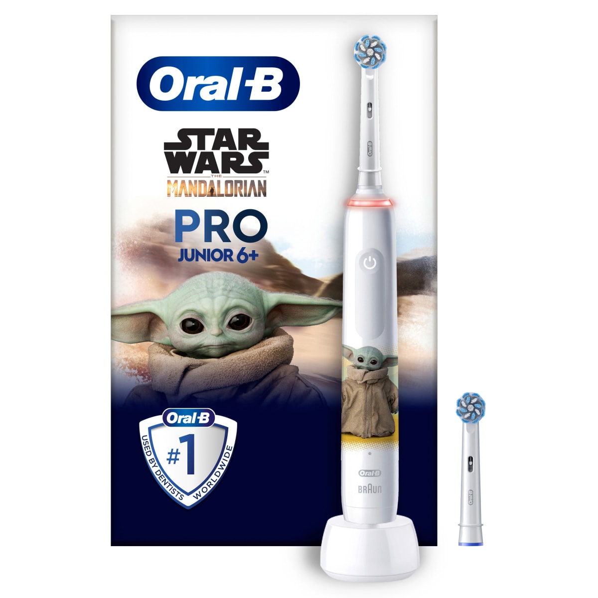 Elektrische Zahnbürste Kinder PRO Junior Grogu/Starwars, ab 6 Jahren, 1 St
