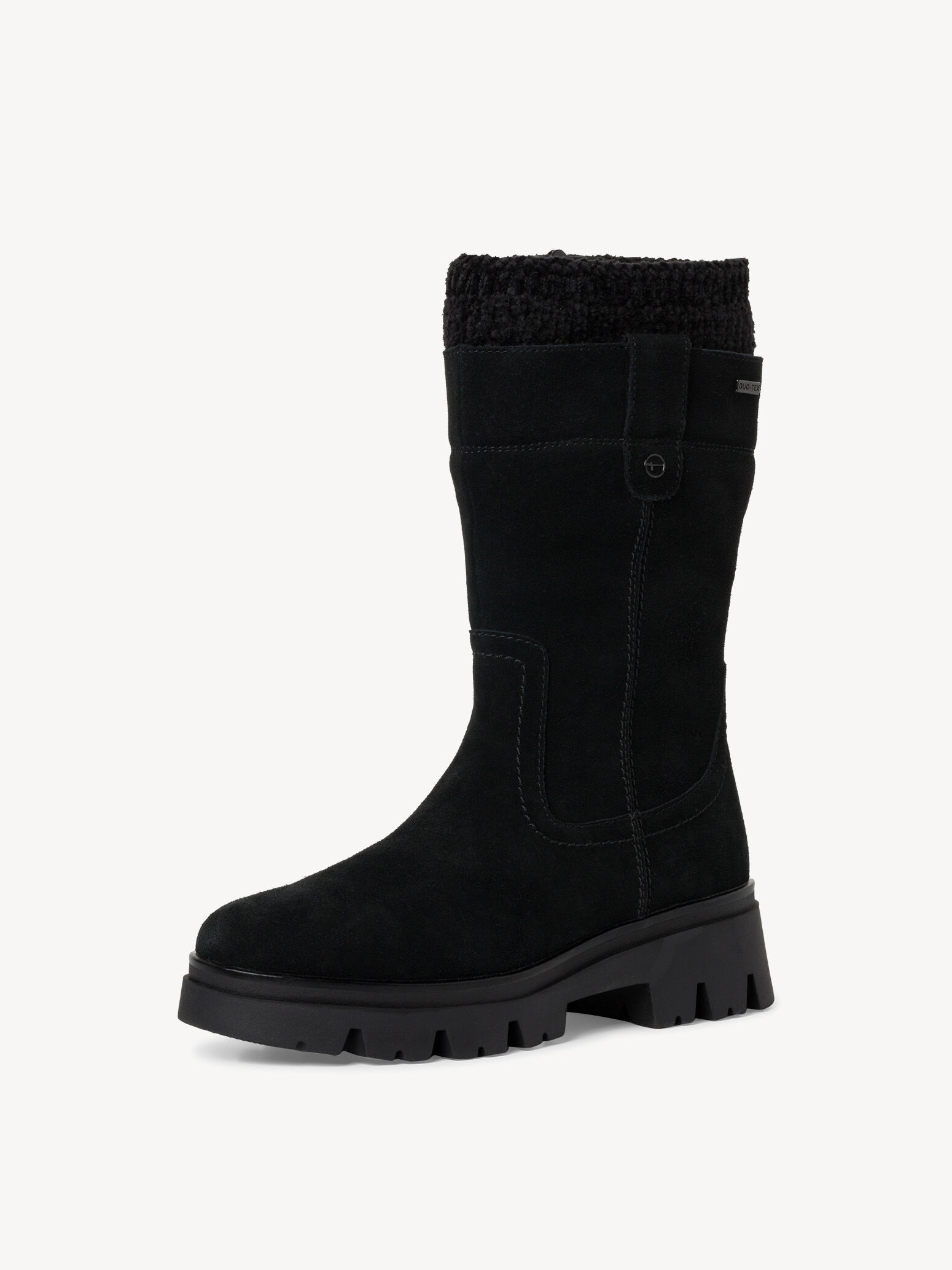 Bottine en cuir - noir