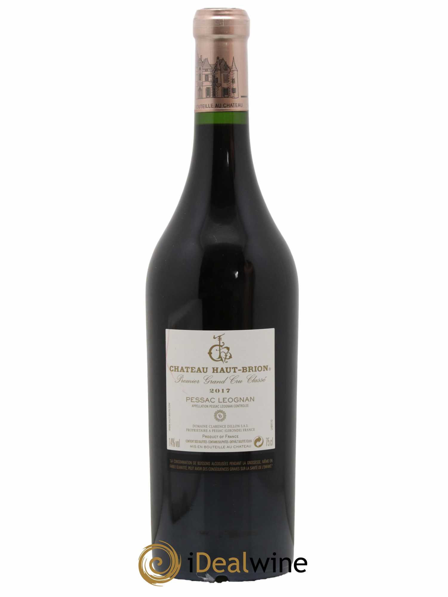 Château Haut Brion 1er Grand Cru Classé  2017 - Lot de 1 Bouteille