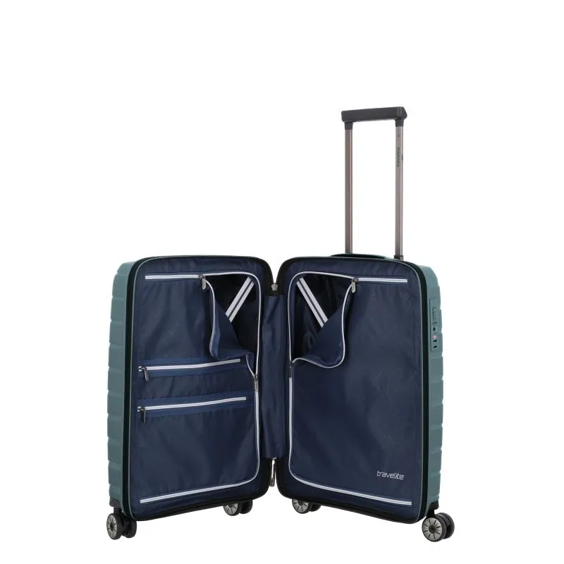 Travelite AIR BASE Trolley S (4 Räder) - Eisblau
