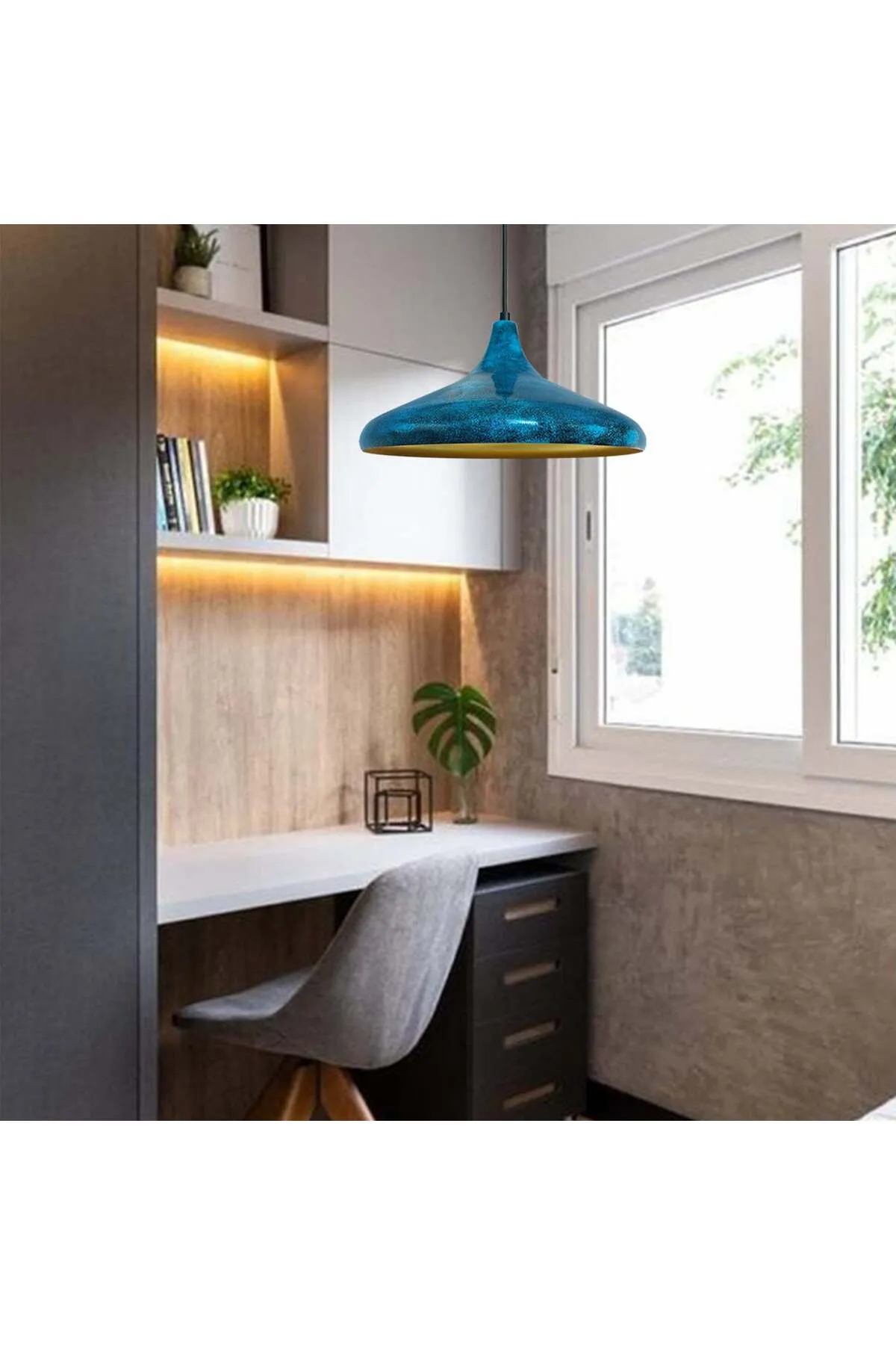Bamyum  Champion E27 35cm Ocean Lampe - Pendelleuchte