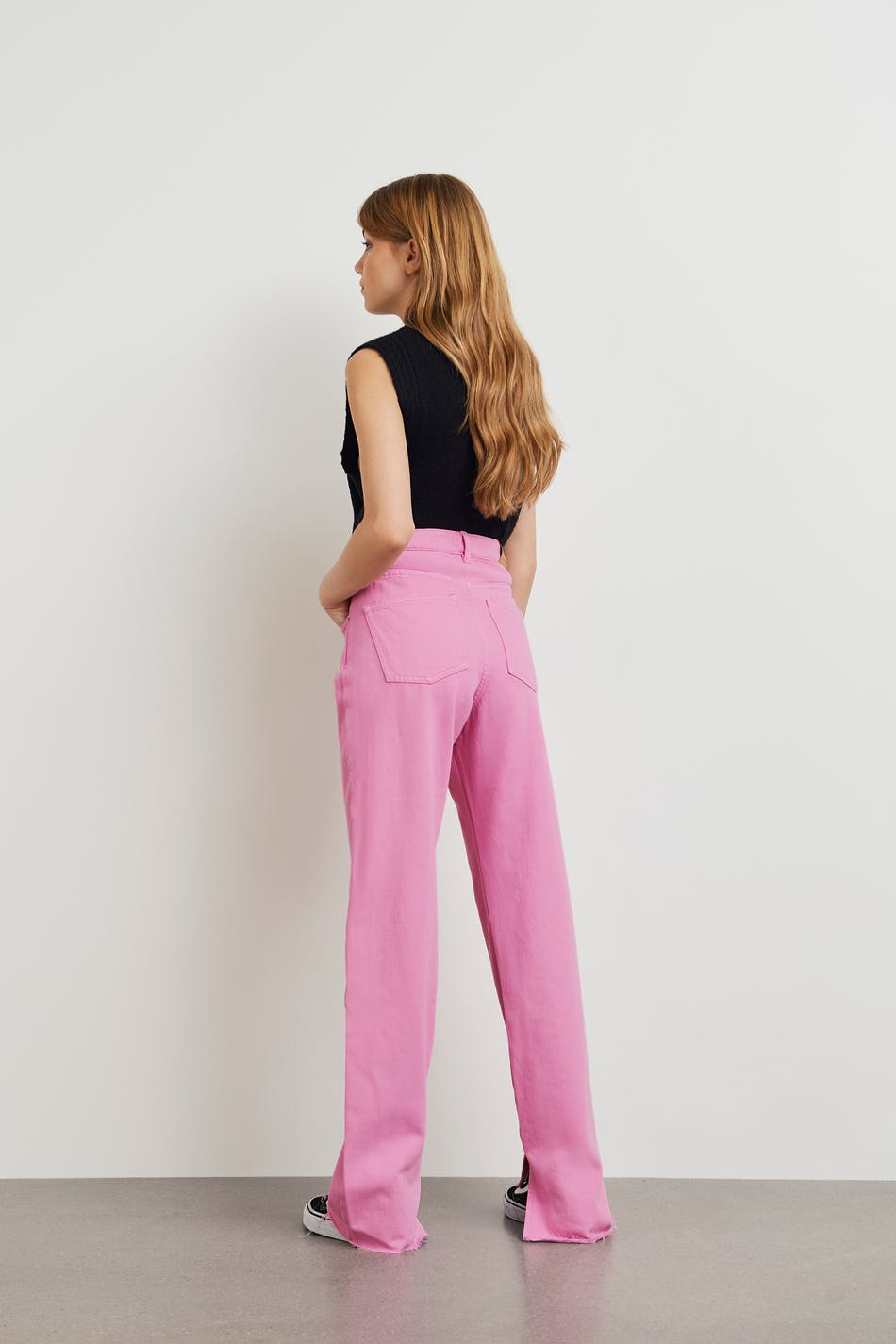 Straight full length jeans