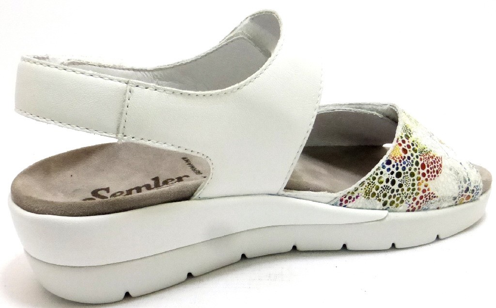 SEMLER Komfort Sandalen weiss