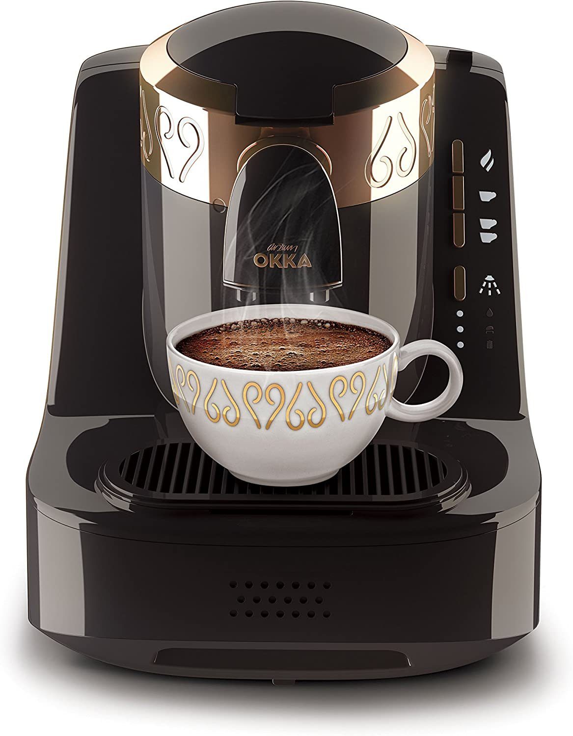 Arzum Espressomaschine Türkische Kaffeemaschine, Kaffeekanne 2 Tassen Fassungsvermögen