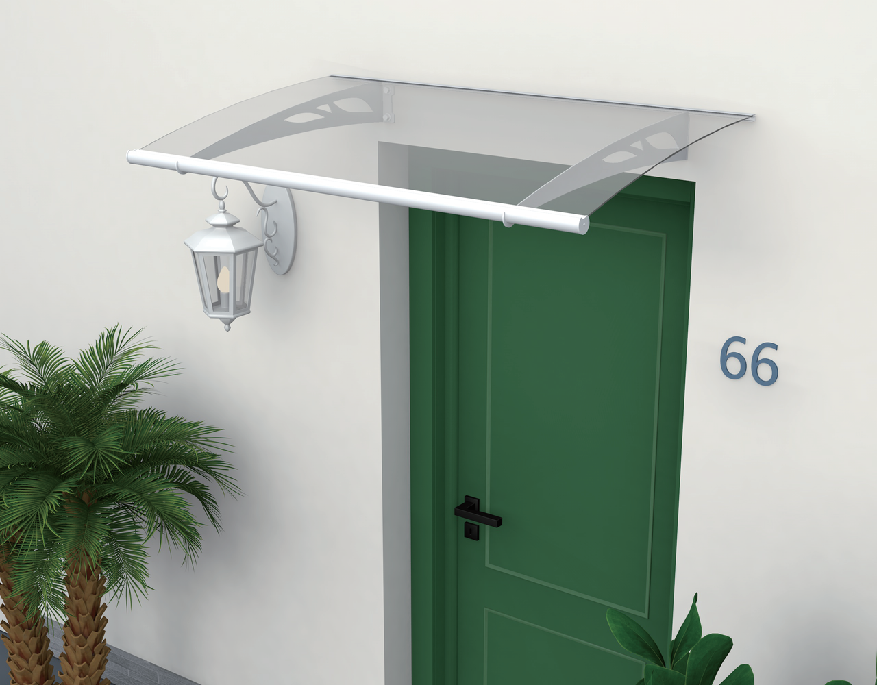 Powertec Garden Überdachung 140 x 90 cm 3mm Dicke