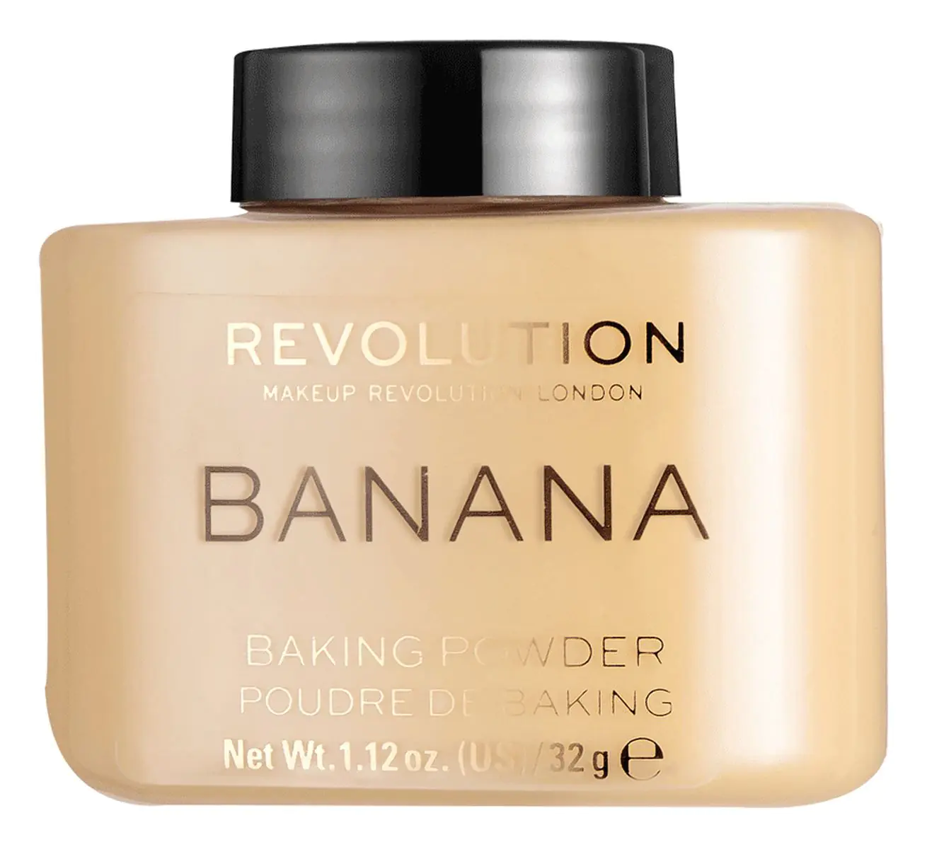 MAKEUP REVOLUTION Biri kepimo milteliai, bananų skonio, 32 g
