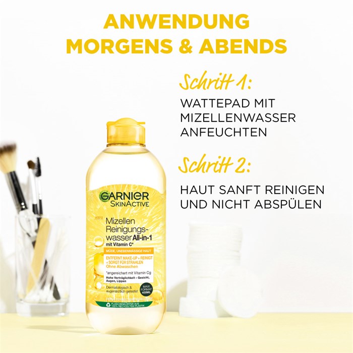 Mizellen Reinigungswasser All-in-1 mit Vitamin C