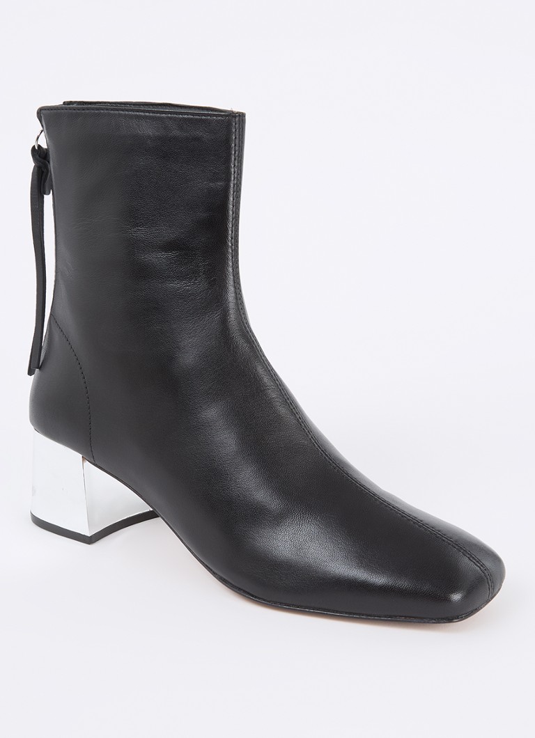 Maje Leather Ankle Boot