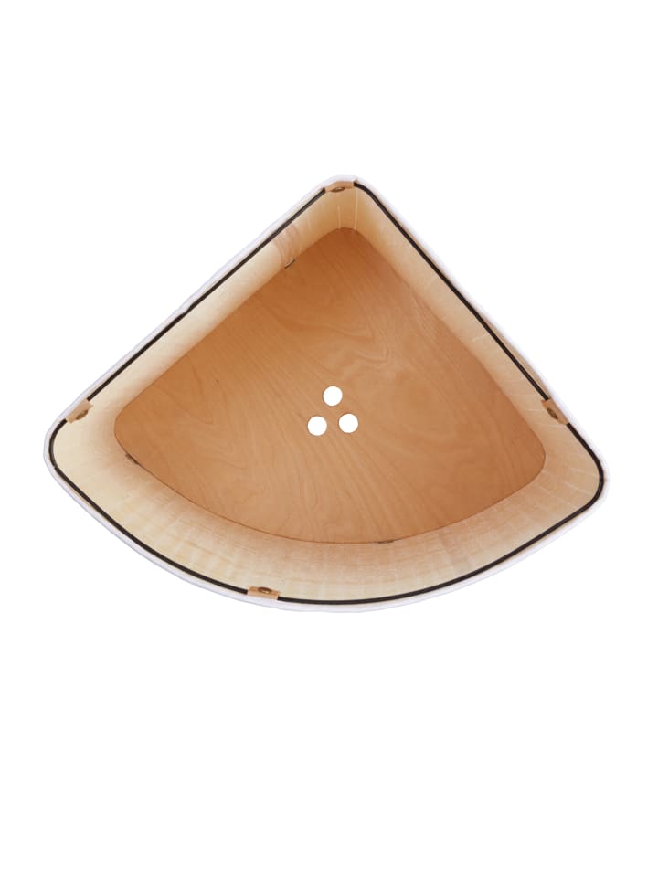 relaxdays 2 x Eckwäschekorb in Weiß - (B)49,5 x (H)65 x (T)37 cm günstig kaufen onesize