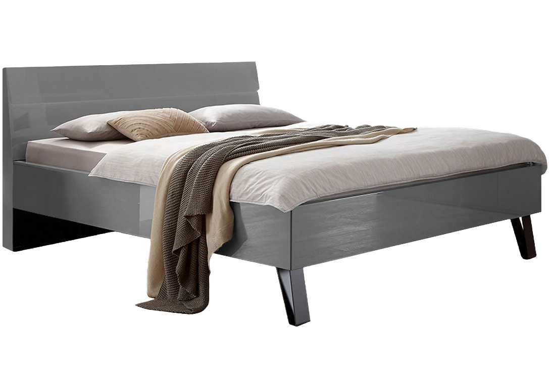 Loddenkemper Bett maXX Platingrau 180 x 200 cm
