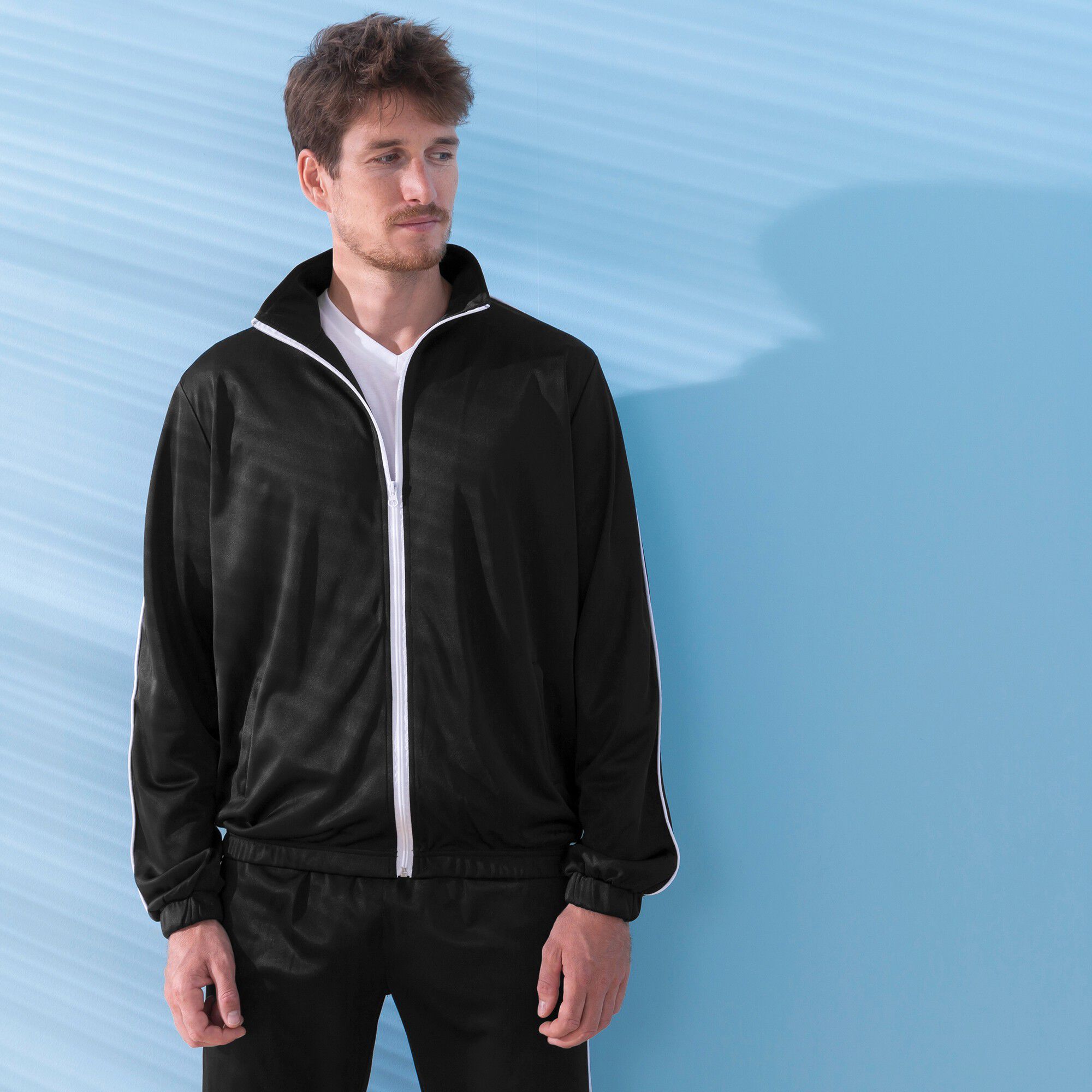Veste sport microfibre zippée