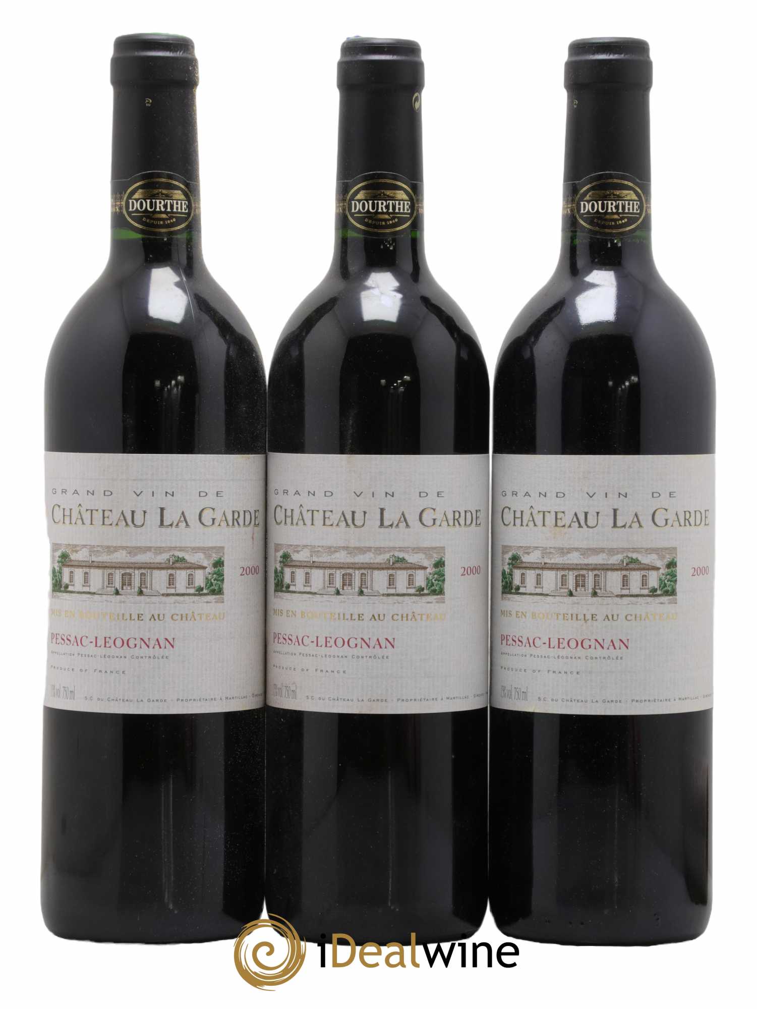 Château la Garde  2000 - Lot de 6 Bouteilles