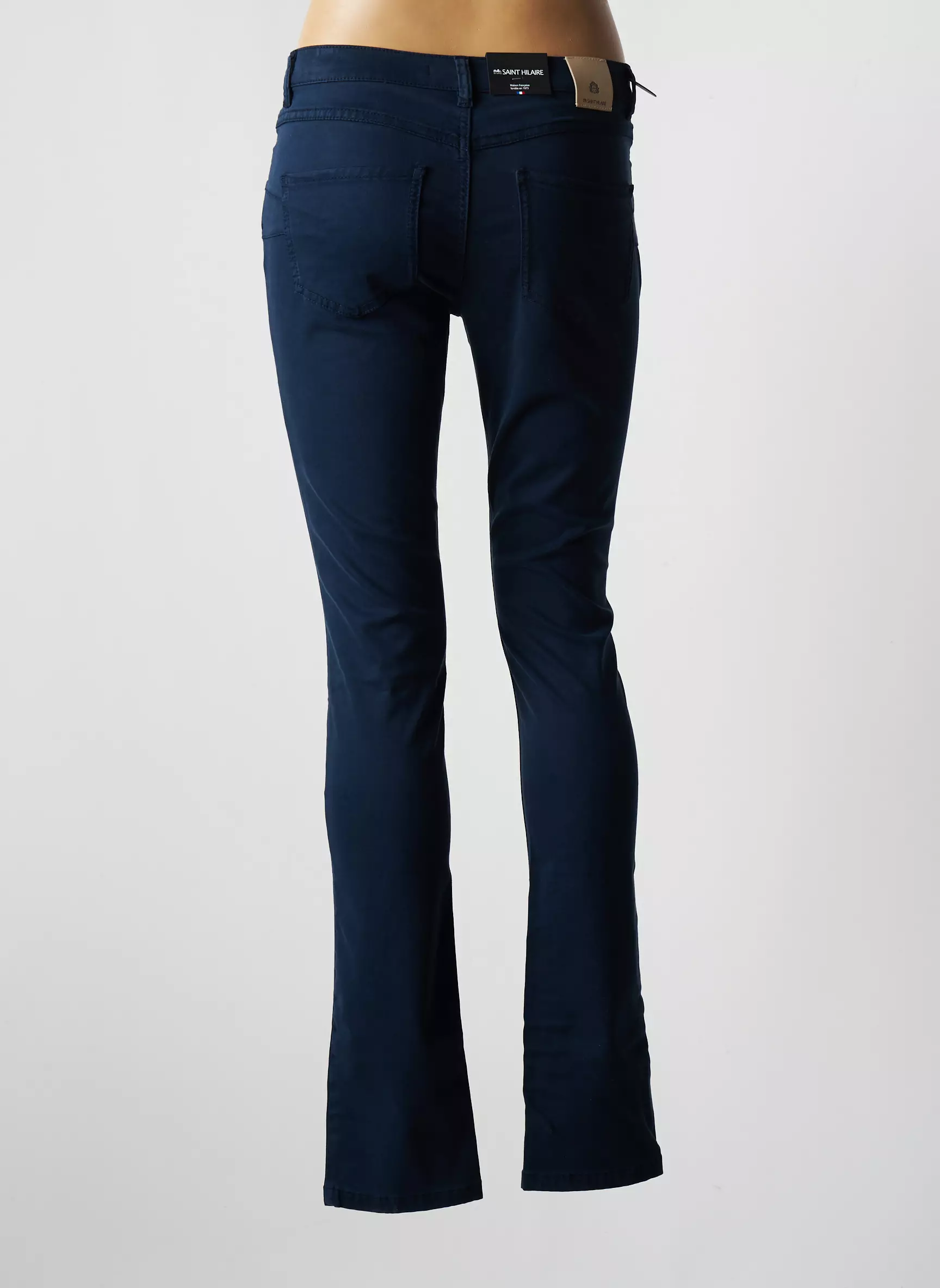 Saint Hilaire Pantalons Slim Femme couleur bleu