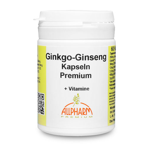 GINKGO GINSENG Premium Kapseln  60 St  Kapseln