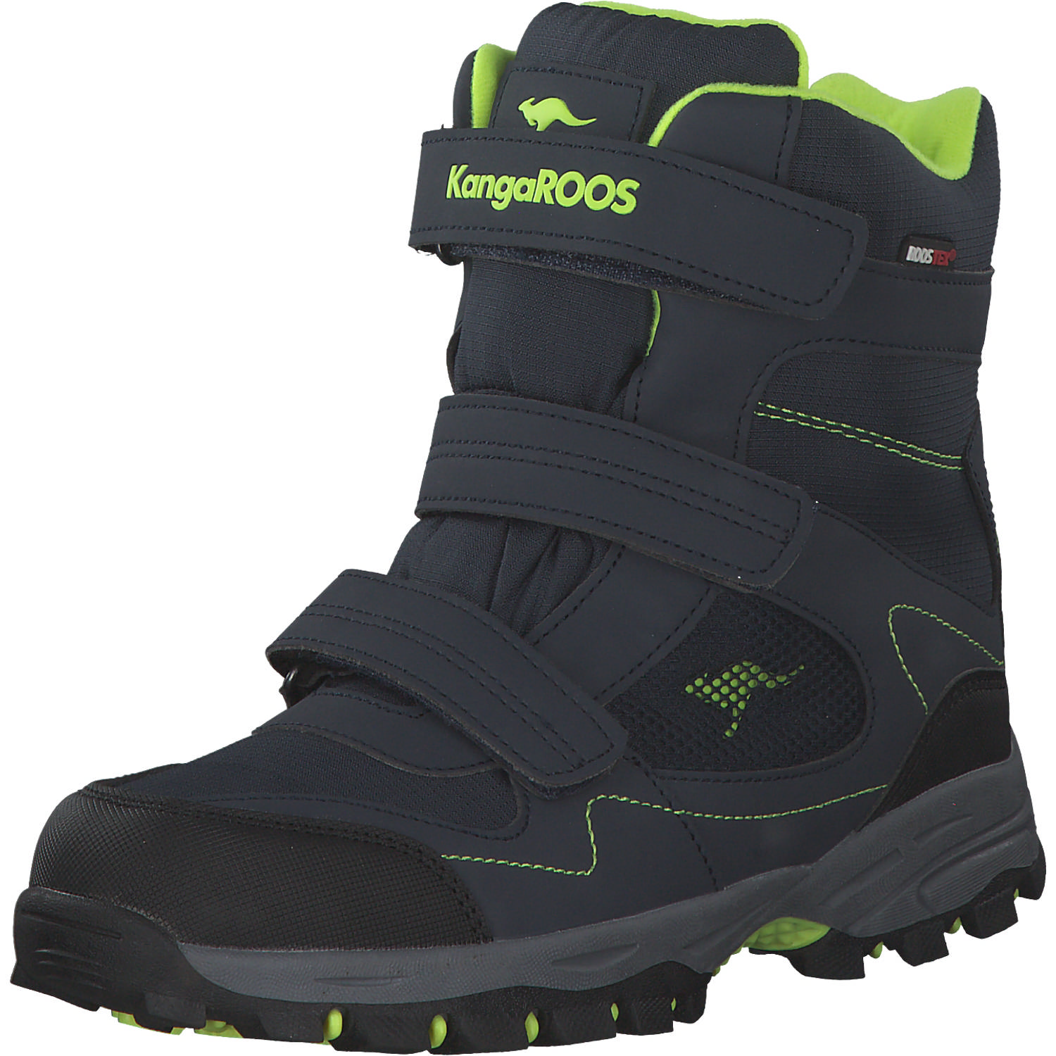 KangaROOS K-Robi KTX 18668, Winterschuhe (Kinder), Kinder, Navy Lime