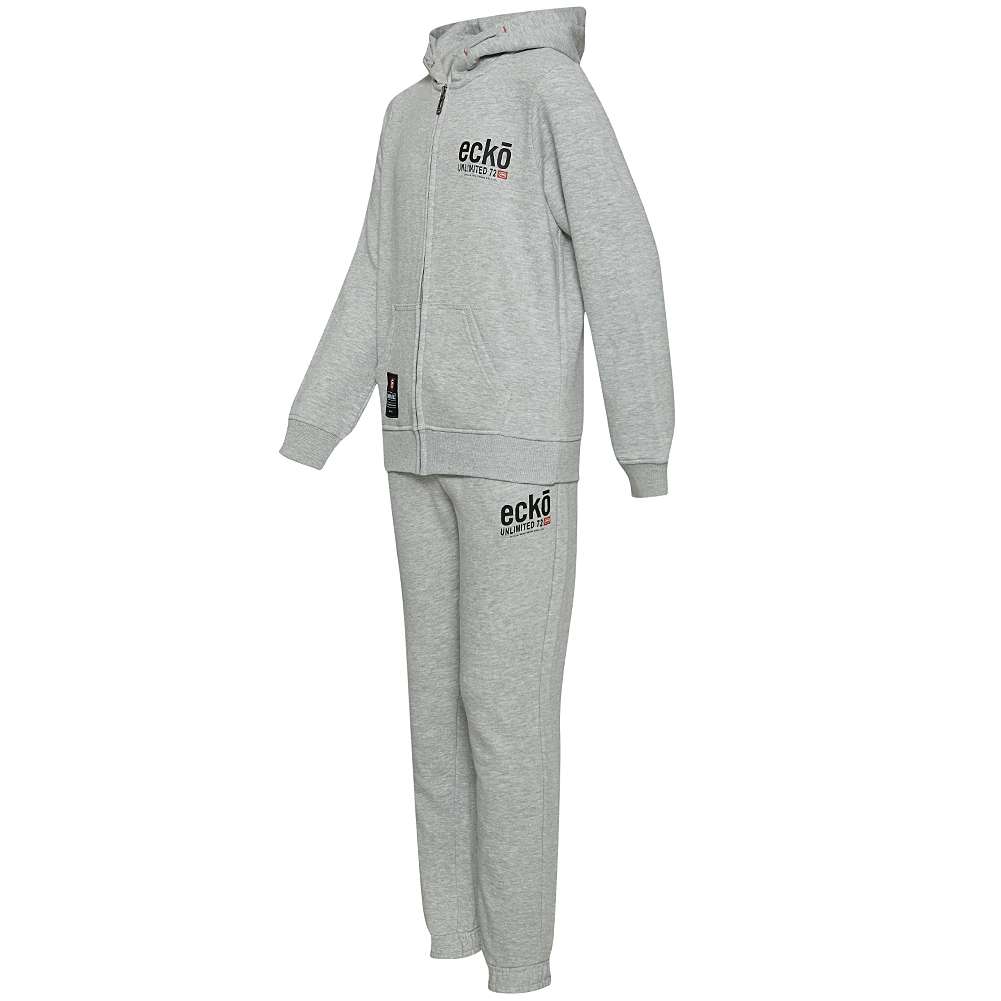 Ecko Unltd. Premium Full Zip Kinder Jogginganzug grau ESK04366-GREY