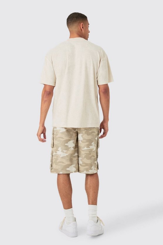 Oversize Frottee T-Shirt