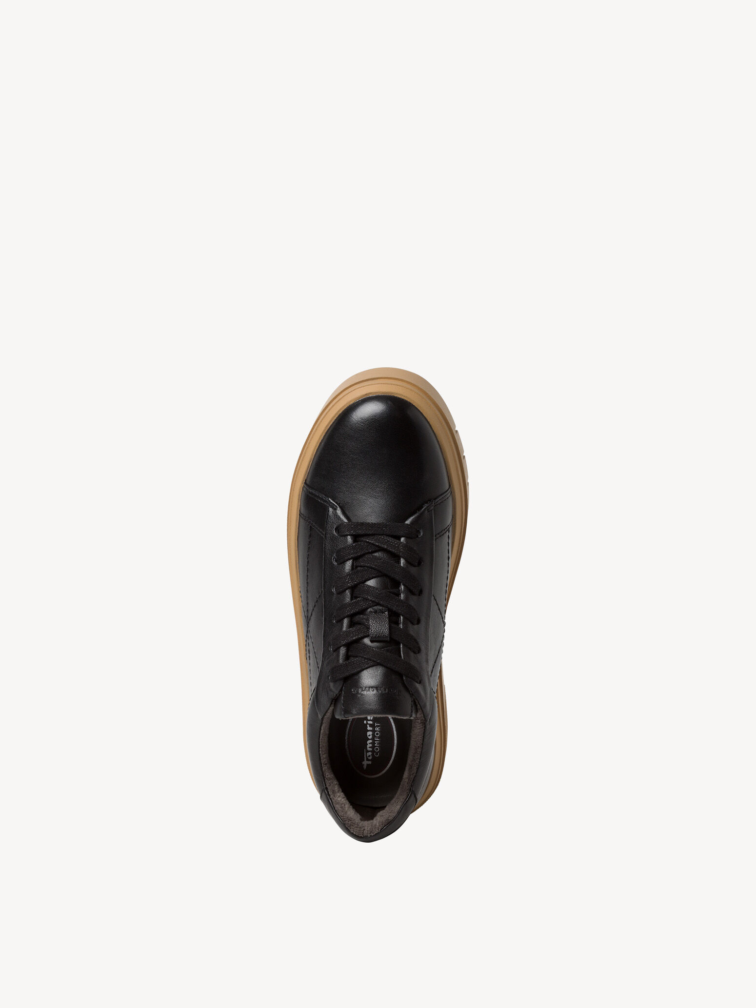 Basket en cuir - noir