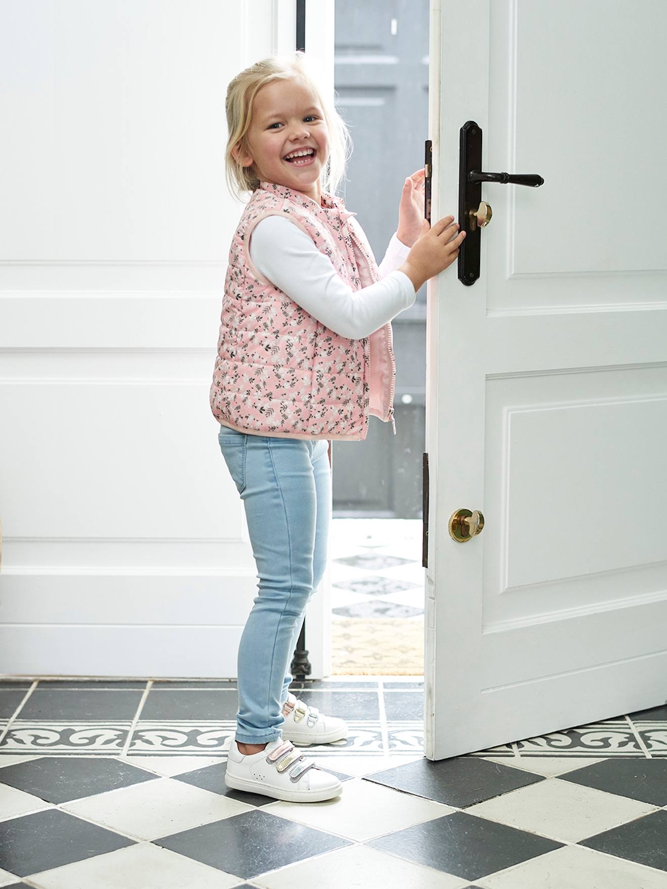 Vertbaudet Mädchen Jeggings WATERLESS BASIC - bleached