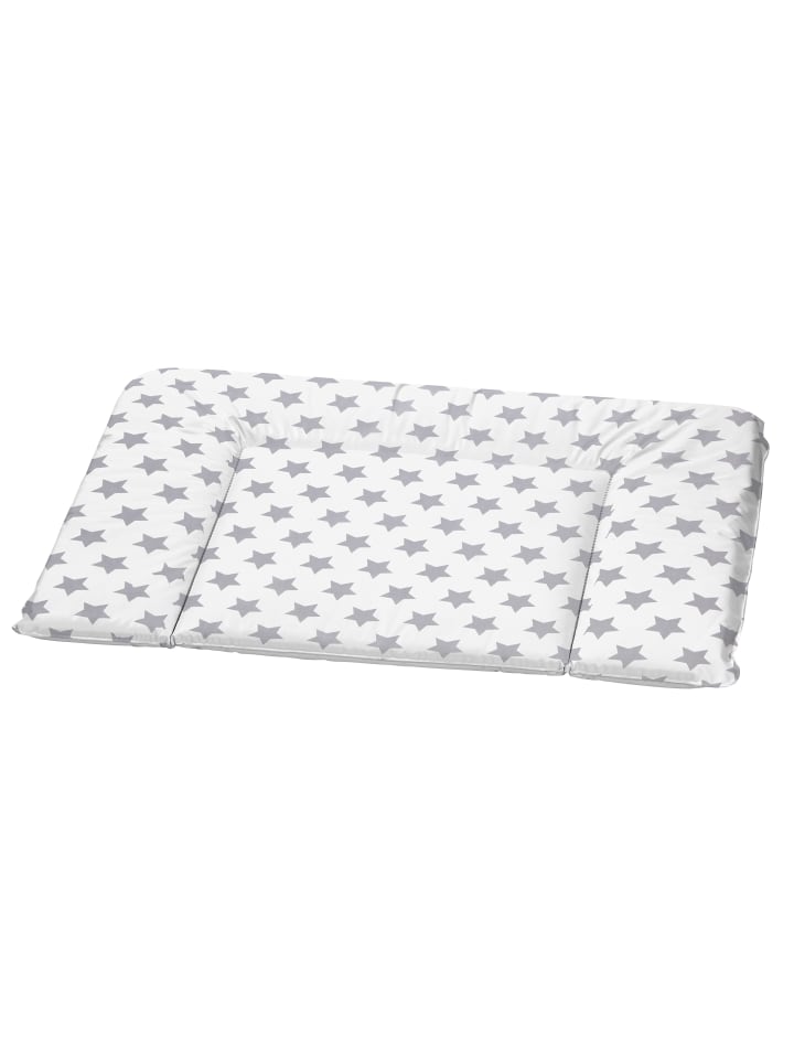 Kinderhaus Blaubär ALVI Wickelauflage Folie Wiko Kuschel 75x85 cm TOP in Stars Grau günstig kaufen onesize