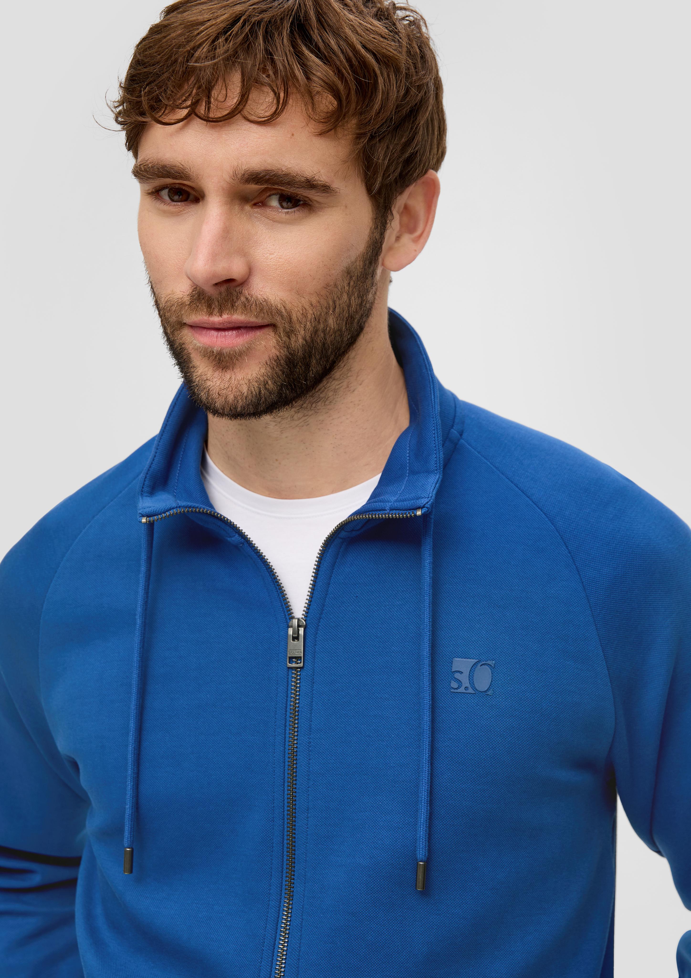 Sweatjacke mit Stehkragen  2143946-5620