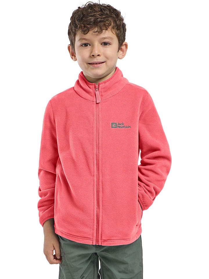 Jack Wolfskin Fleecejacke in Pink günstig kaufen