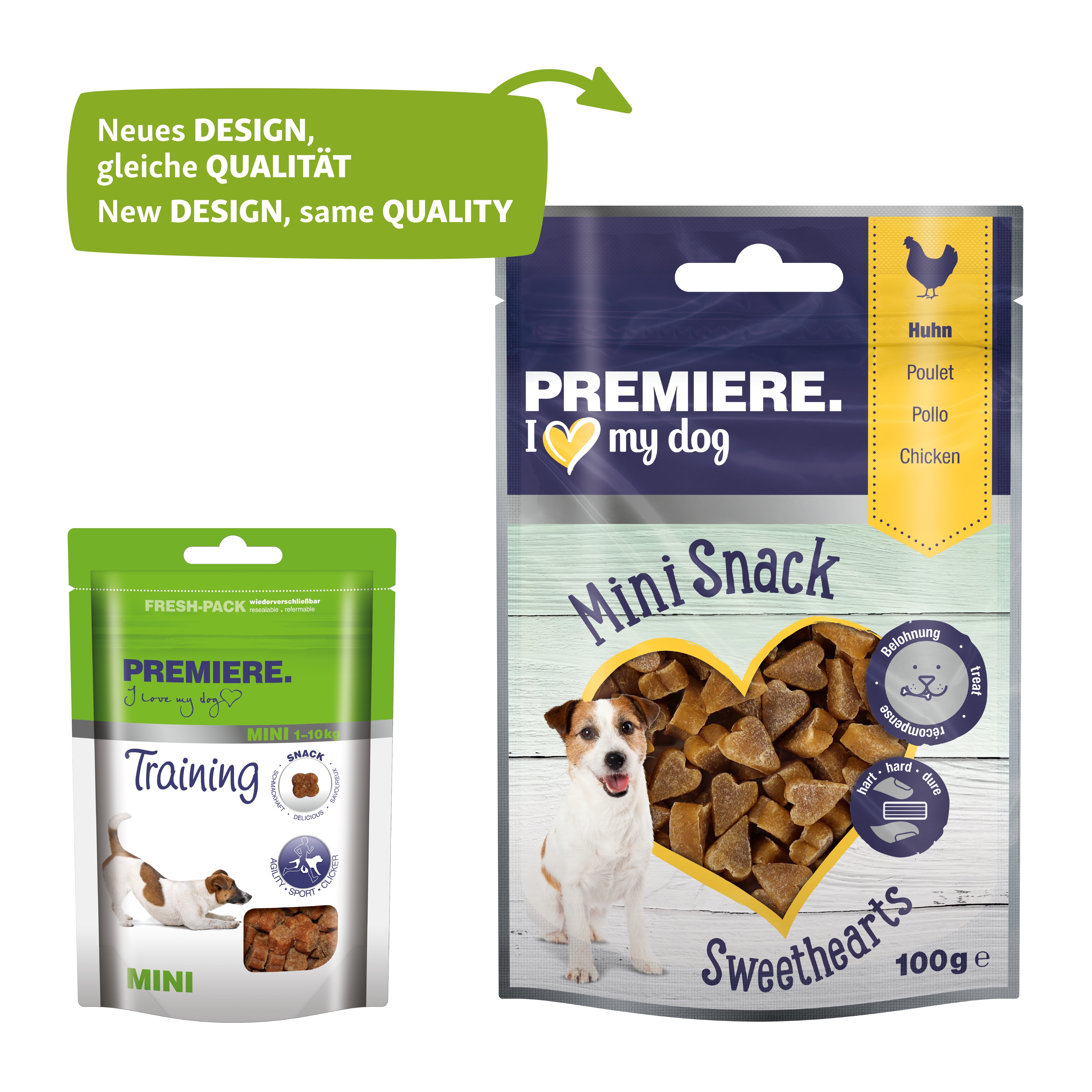 PREMIERE Snacks PREMIERE Trainingssnack Chicken Mini 6x100 g