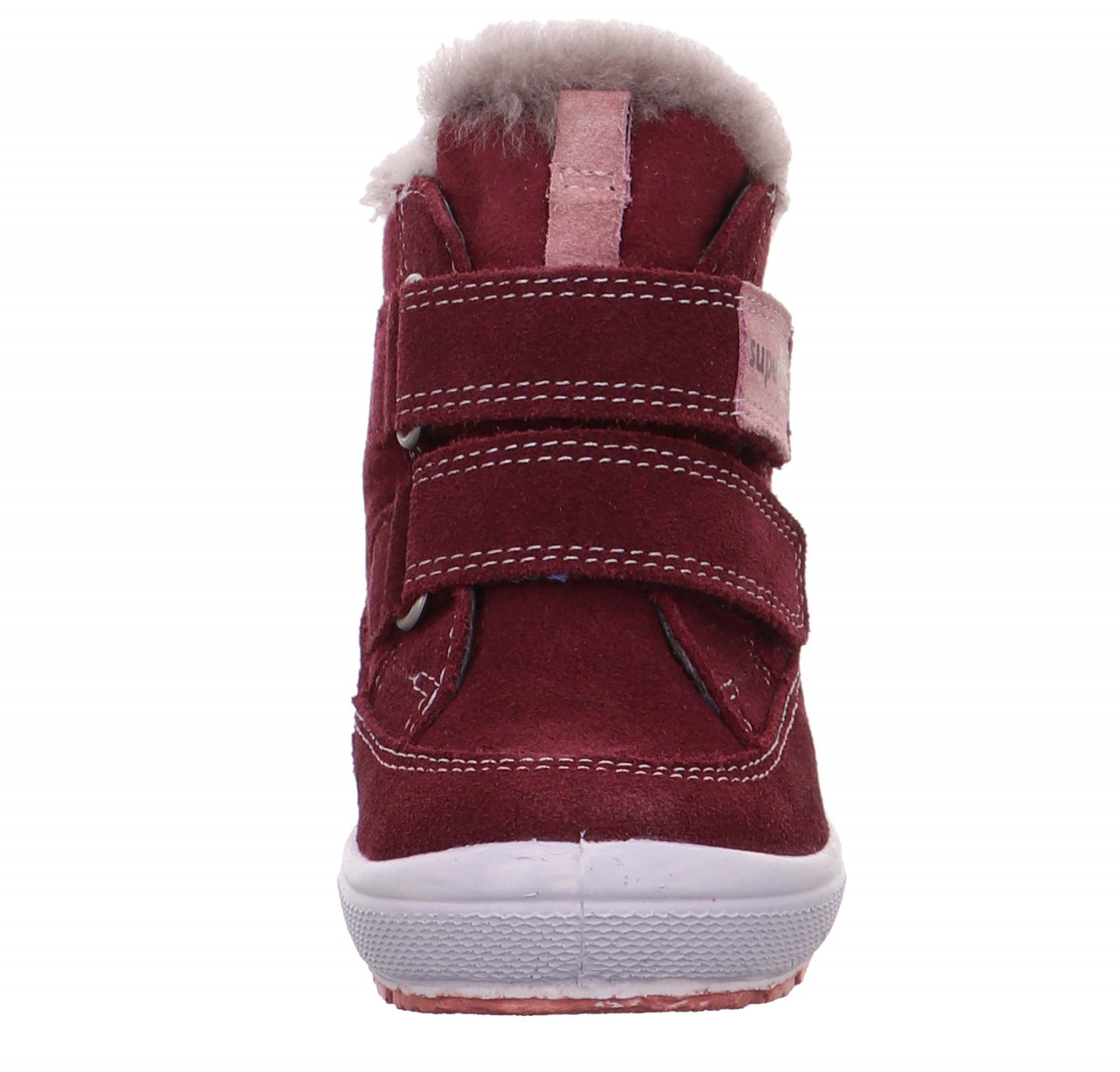GROOVY - Rot/Rosa Boots mit Klettverschluss
