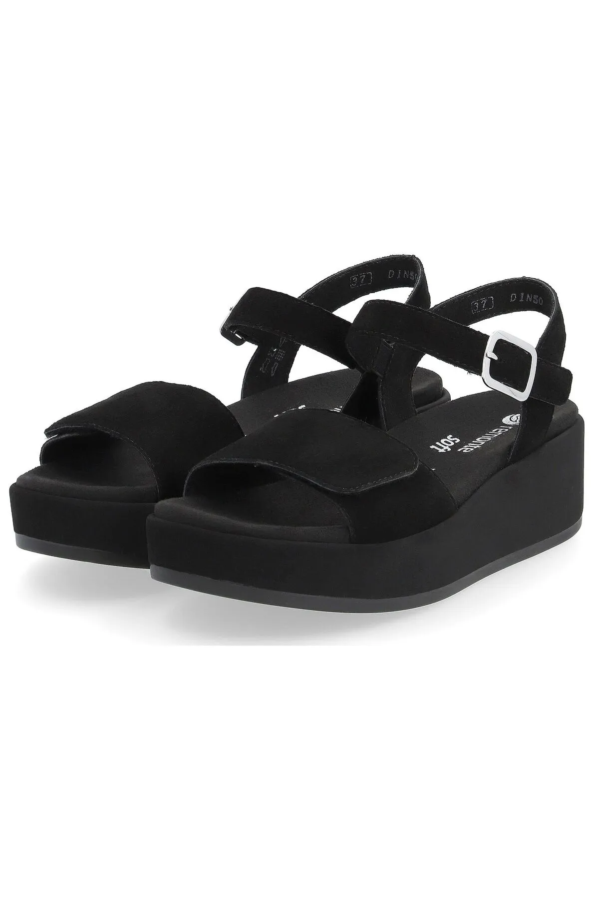 Remonte  Sandalette - Schwarz - Flacher Absatz