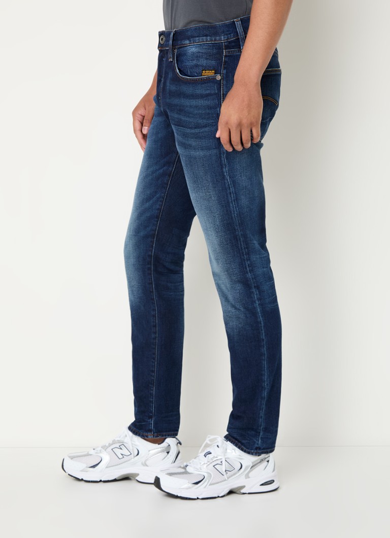 Blugi G-Star RAW Elto Slim Fit, Închiși la culoare
