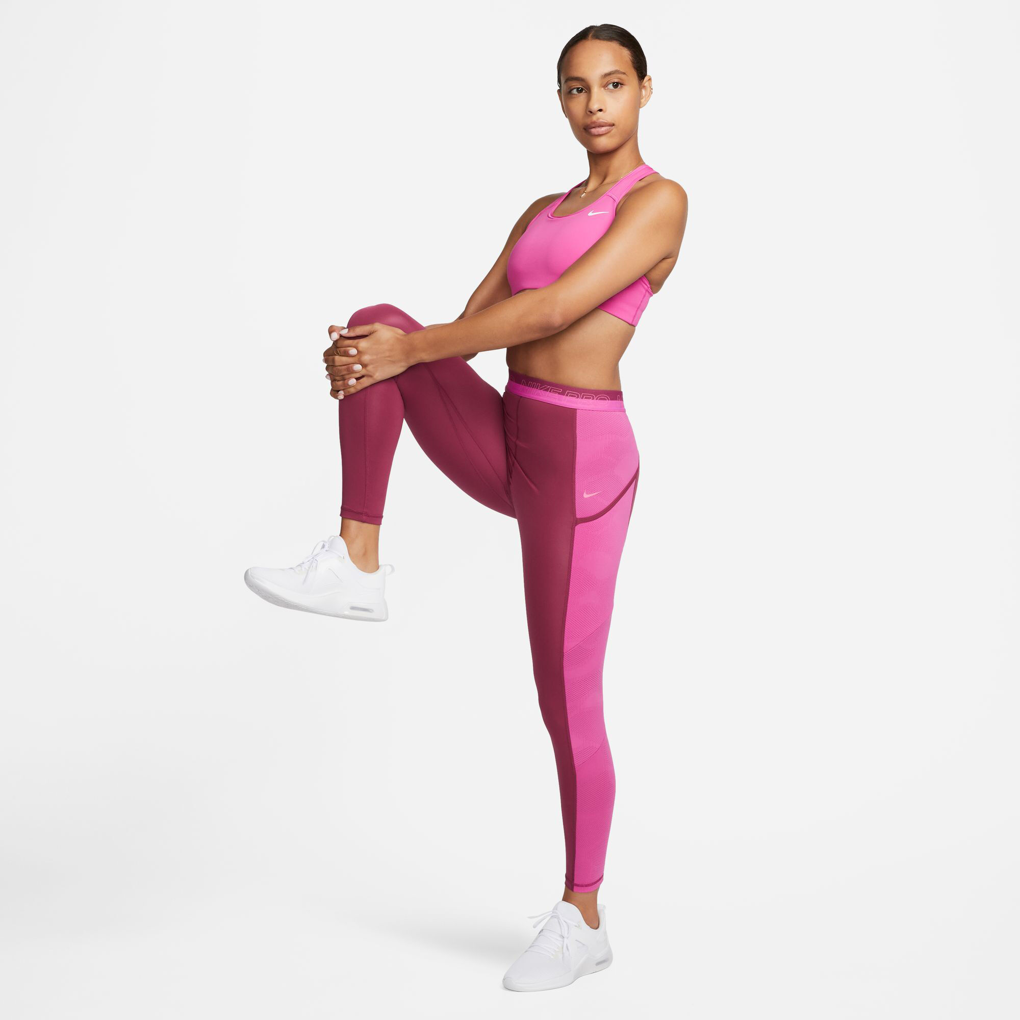 Dri-Fit Performance Heritage Tight Damen - Rot, Pink