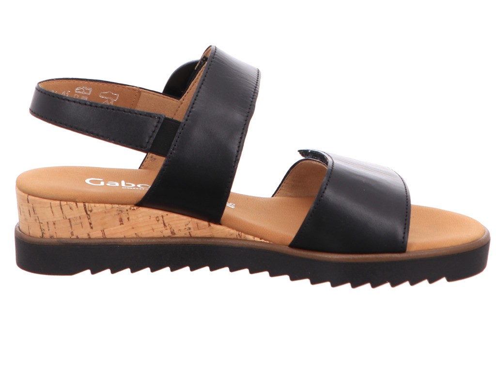 GABOR Klassische Sandalen schwarz