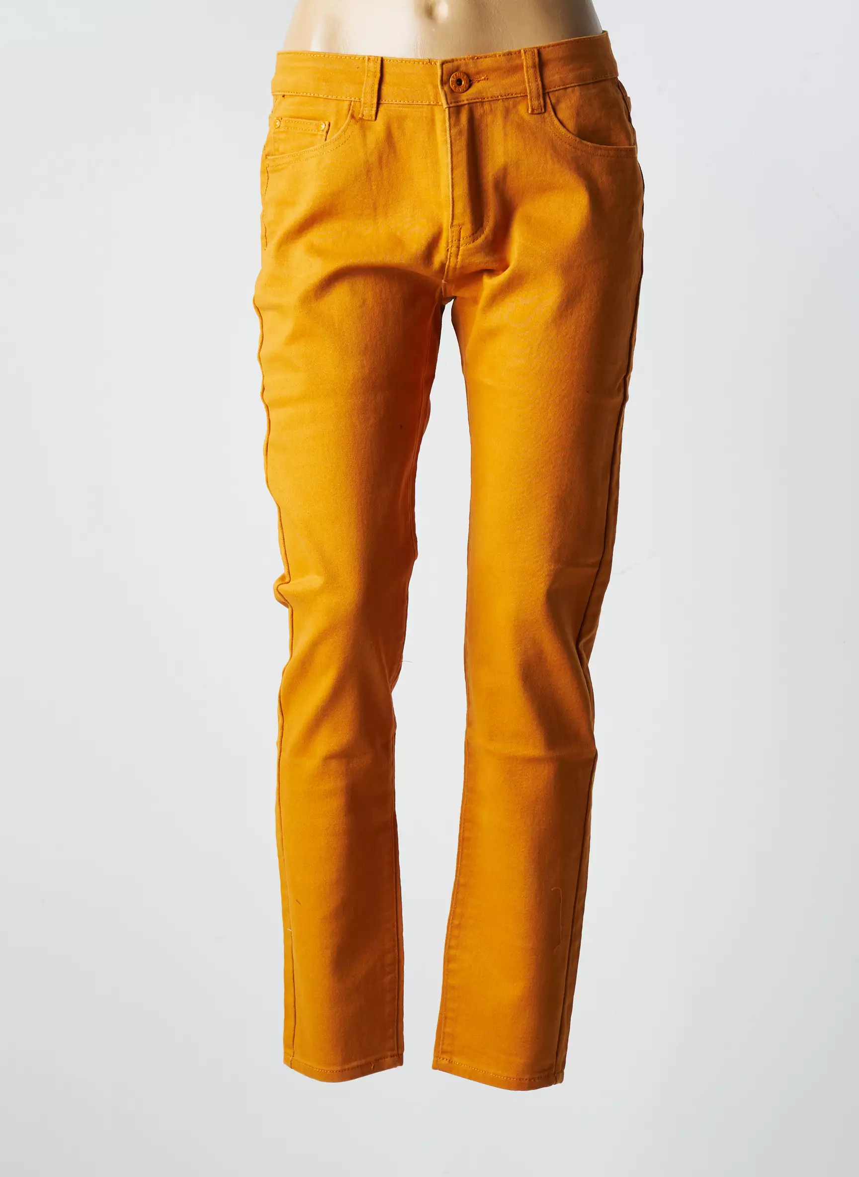 X Max Pantalons Droits Femme couleur jaune