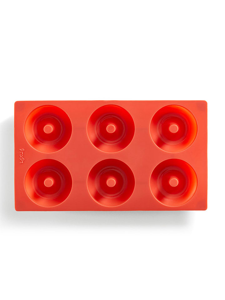 Lekué Donutform in Rot - (B)30 x (H)3,4 x (T)11,8 cm günstig kaufen onesize