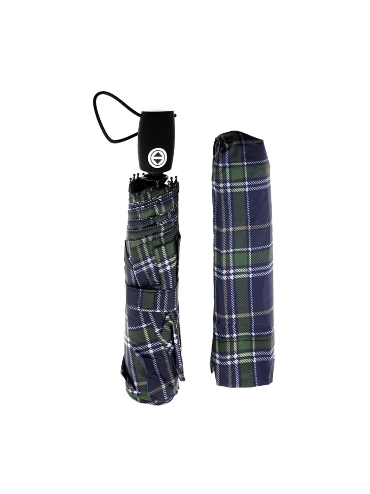 COFI 1453 Kompakter Taschenschirm in Karomuster mit Schutzhülle in Motiv 4 günstig kaufen onesize