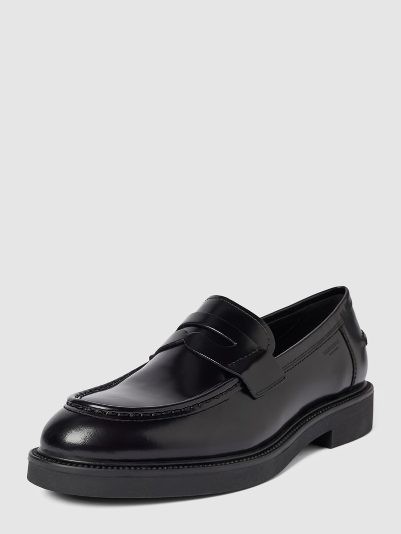 Loafer aus Leder Modell 'ALEX' in schwarz