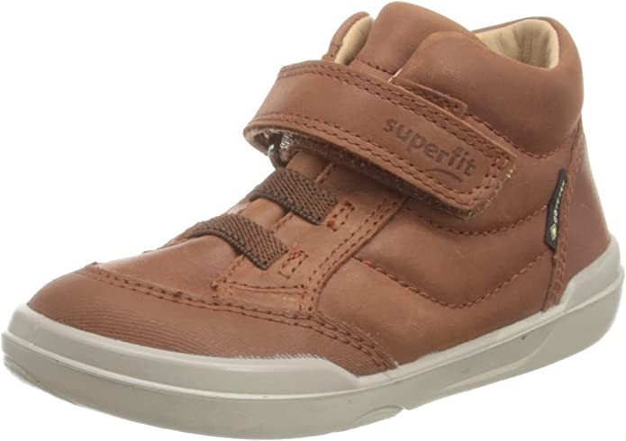 SUPERFIT Jungen Halbschuhe braun Stiefelette Leder - SUPERFREE